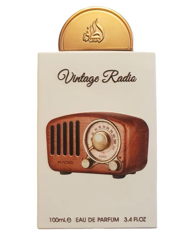 Lattafa Pride Vintage Radio Unisex EDP, 3.4 fl oz (100ml)