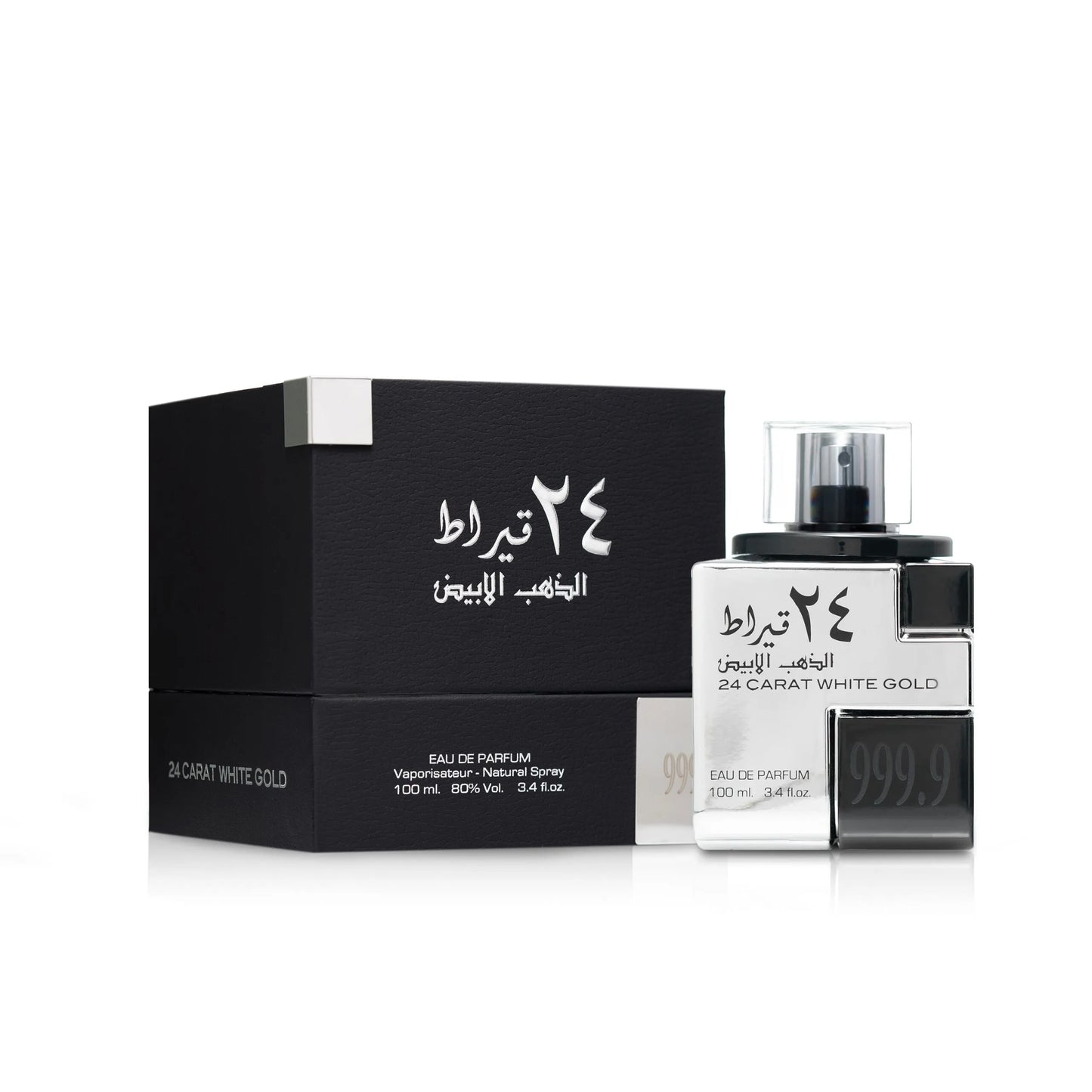 Lattafa 24 Carat White Gold Eau De Parfum (100ml / 3.4 oz)