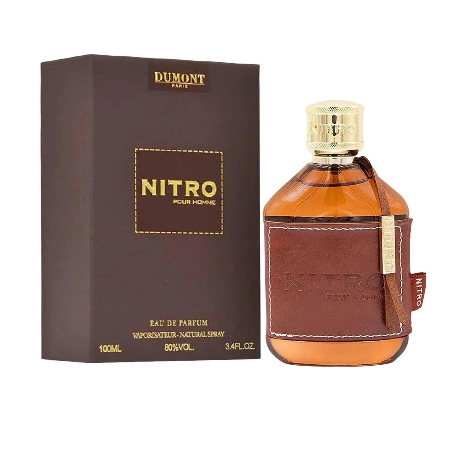 Dumont Nitro Pour Homme Eau De Parfum for Men 3.4 oz