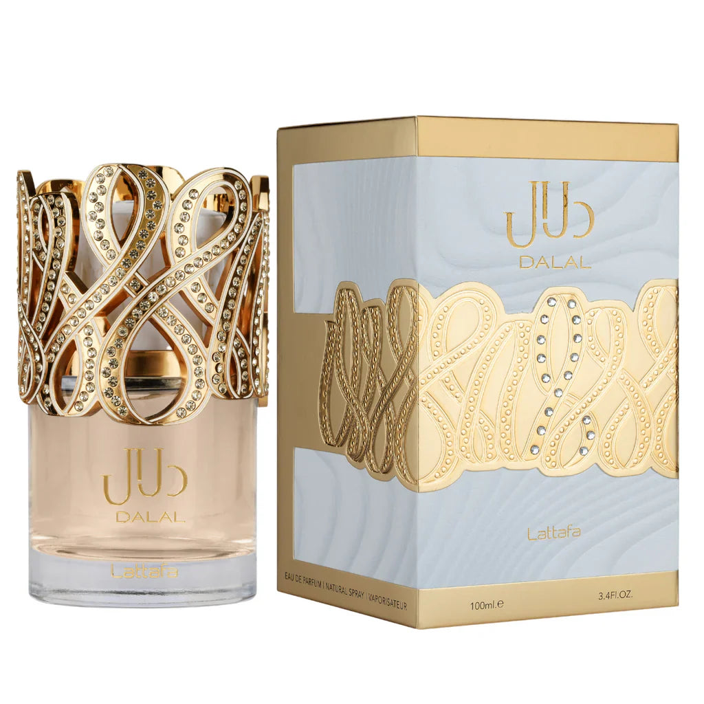 Lattafa Dalal – Eau de Parfum 3.4 oz (100ml) | Gourmand Floral Fragrance
