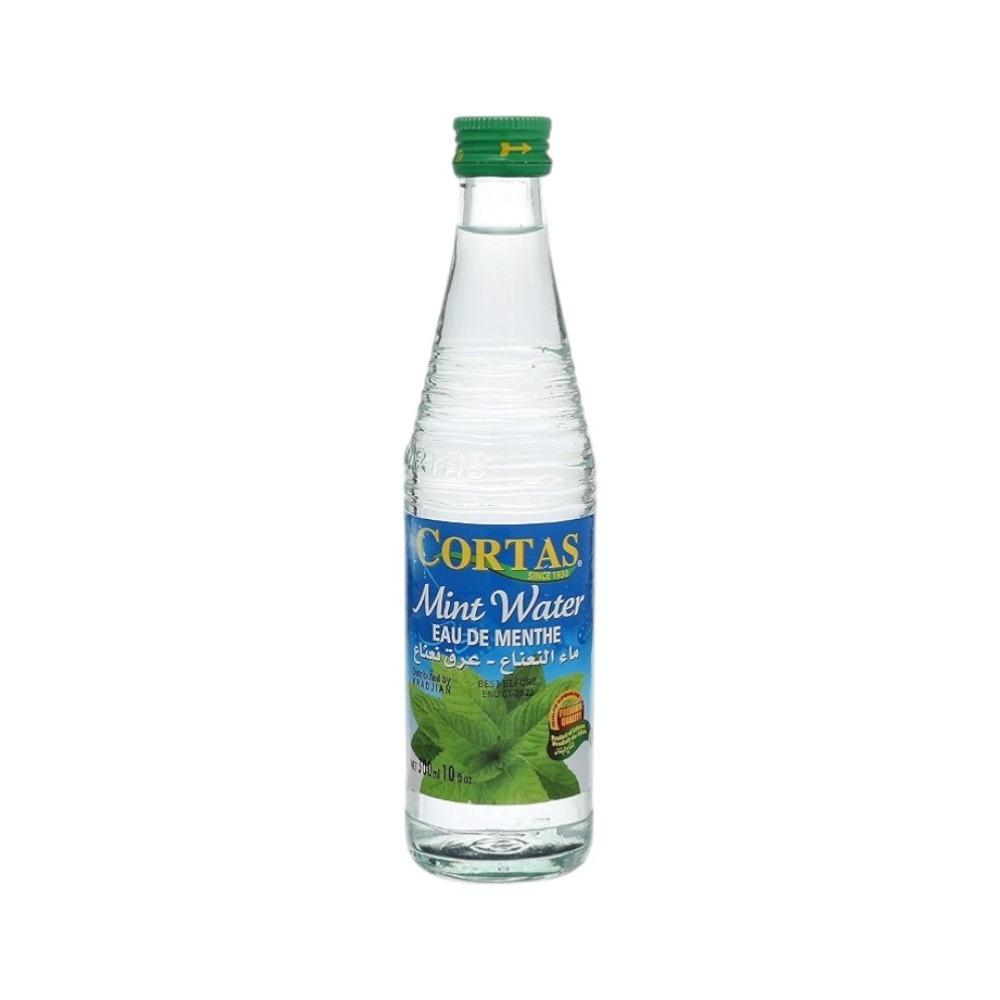 Cortas Traditional Natural Mint Flavor Beverage, Eau de Rose from The Lebanese Kitchen, 17 fl oz