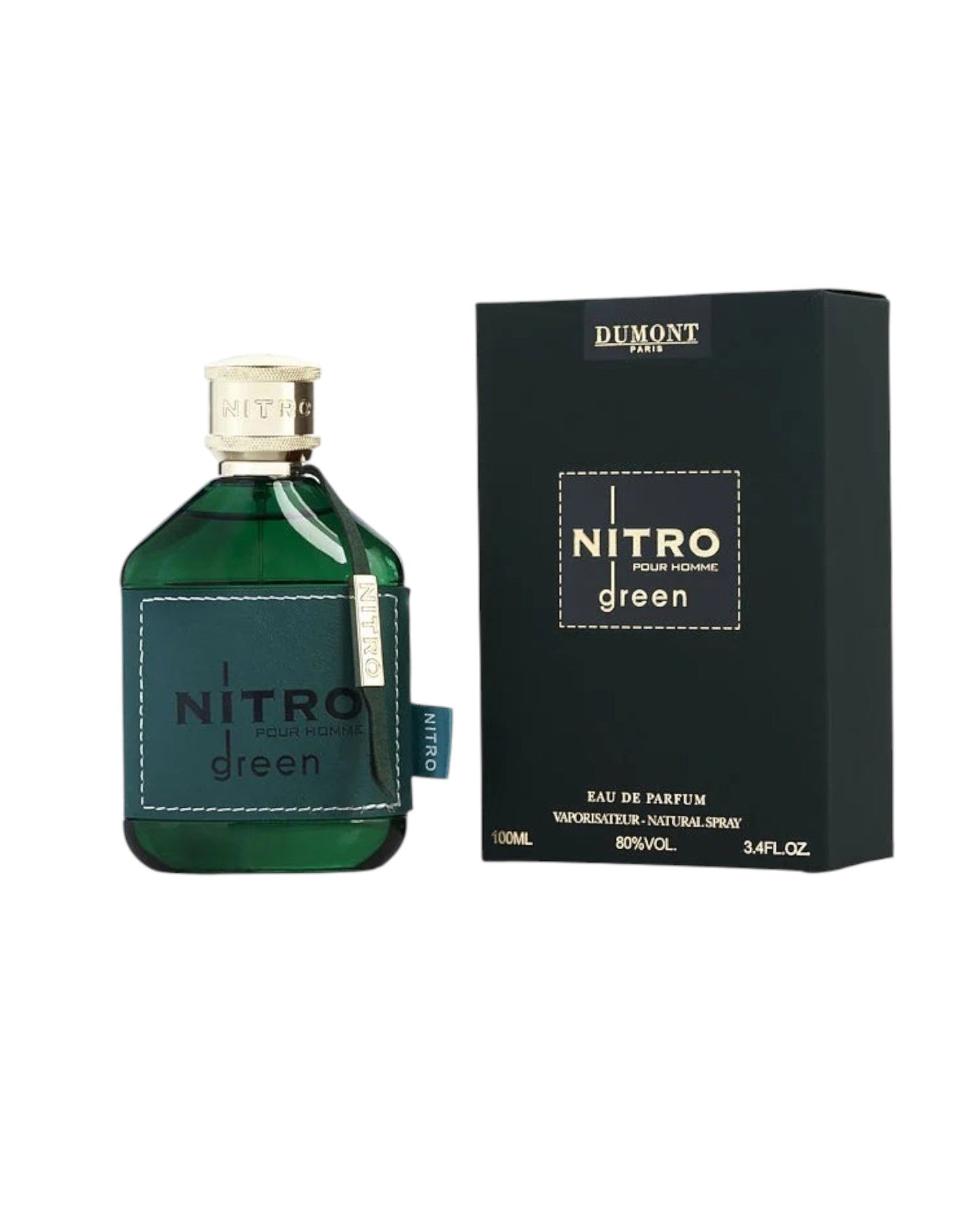 Dumont Nitro Green Eau De Parfum for Men 3.4 oz