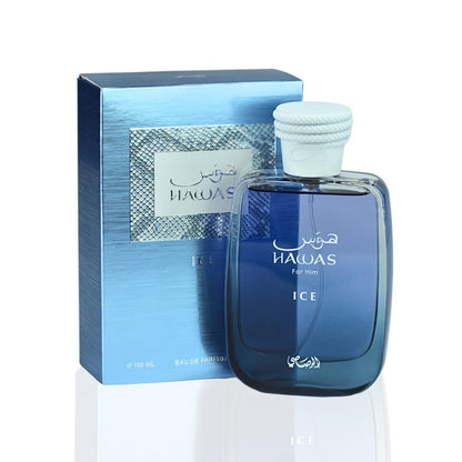 Rasasi Hawas Ice Eau de Parfum 3.4 Oz