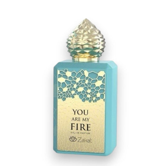 Zakat Perfumes You Are My Fire Alcohol-Base Unisex Eau De Parfum, 100 ML