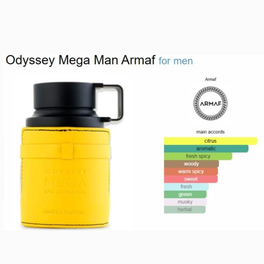 Armaf Odyssey Mega Eau De Parfum for Men 3.4 oz