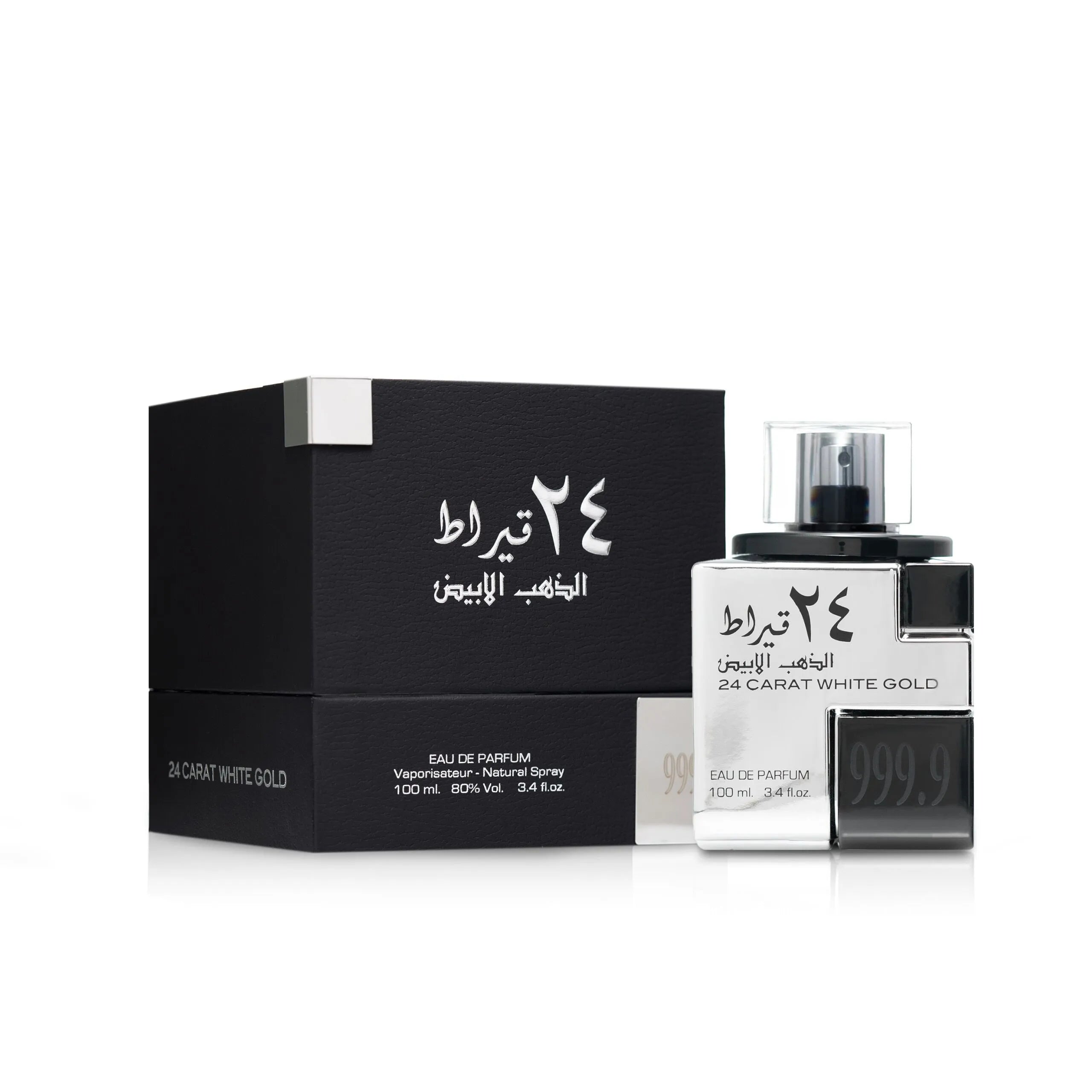 Lattafa 24 Carat White Gold Eau De Parfum (100ml / 3.4 oz)