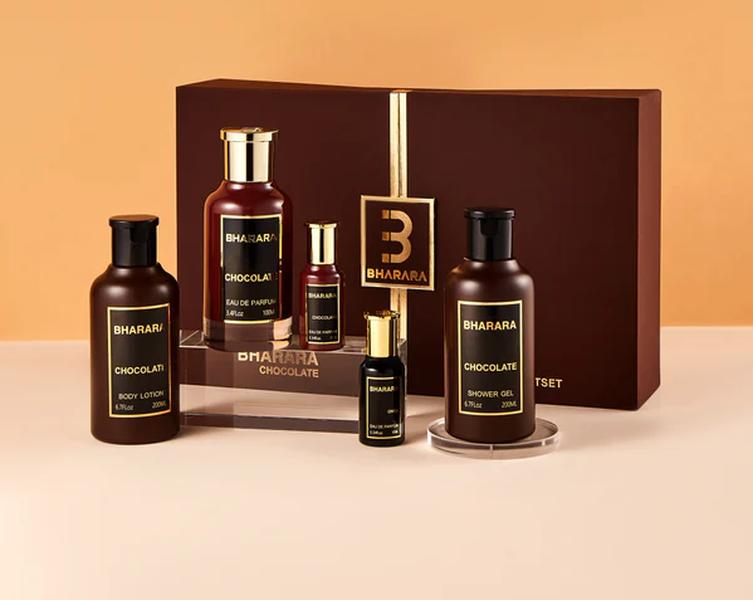 Bharara Chocolate Gift Set | Sweet Gourmand Fragrance Set | Luxury Chocolate-Inspired Scent