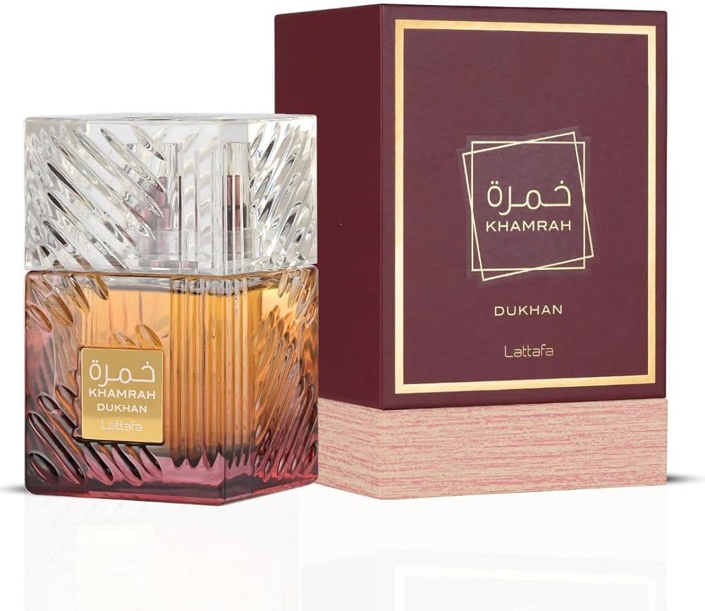 Lattafa Khamrah Dukhan Eau De Parfum for Men 3.4 oz