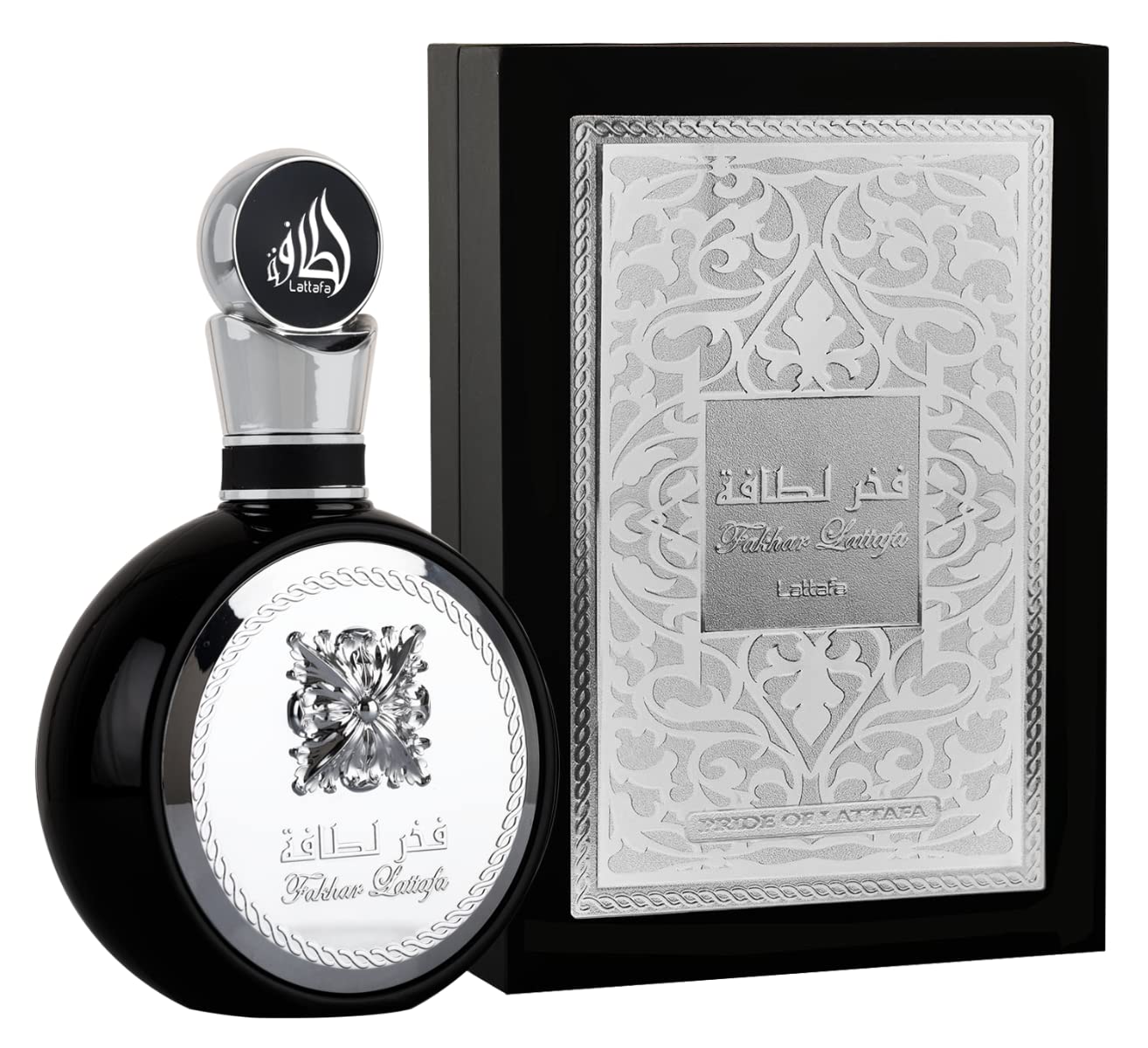 Lattafa Fakhar Silver Eau De Parfum 3.4 oz