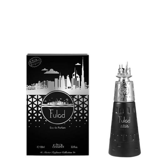 Nabeel Perfumes | Fulad - 3.4 OZ - Unisex Aroma Fragrance | Woody - Warm - Spicy - Citrus - Aromatic Fragrance
