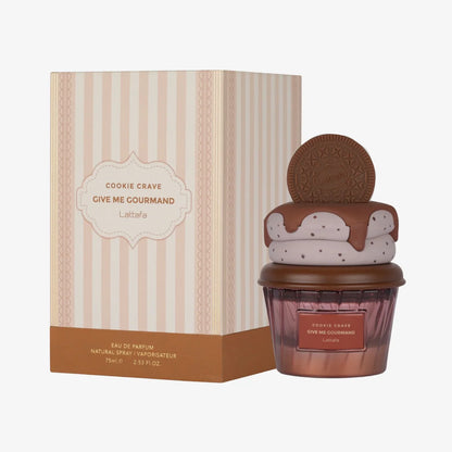 Lattafa Give Me Gourmand Cookie Crave Eau De Parfum for Women 2.5 oz