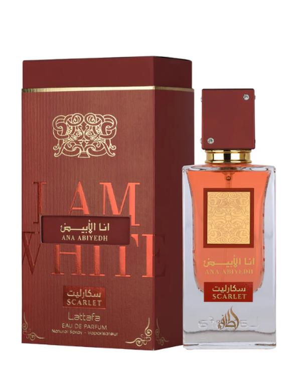 Lattafa Ana Abiyedh Scarlet – Unisex Eau de Parfum 2.0 oz (60ml)