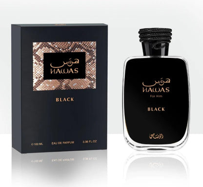 Rasasi Hawas Black Eau De Parfum for Men 3.4 oz