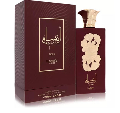 Lattafa Ansaam Gold Eau De Parfum for Women 3.4 oz