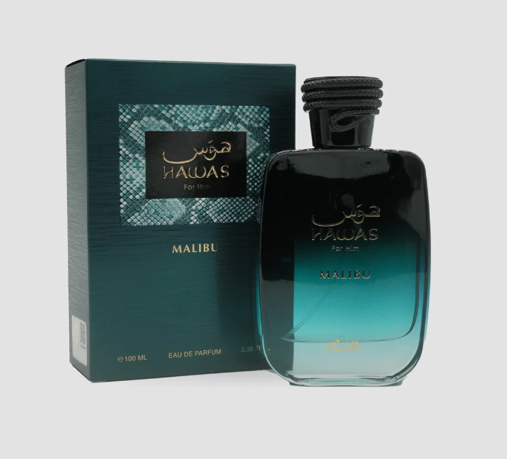 Rasasi Hawas Malibu Eau De Parfum 3.4 oz