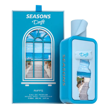 Riiffs Seasons Drift Eau De Parfum for Women | Floral Fruity Fragrance | Lemon Zest, Pink Pepper, Grapefruit, Cedar, Ginger, Sandalwood & Amber Notes