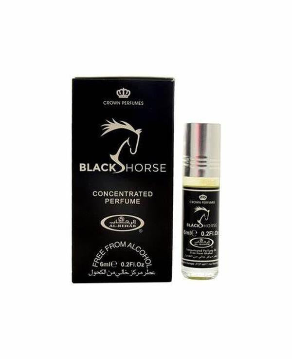 Al Rehab Black Horse Roll-On Perfume Oil for Men 6ml