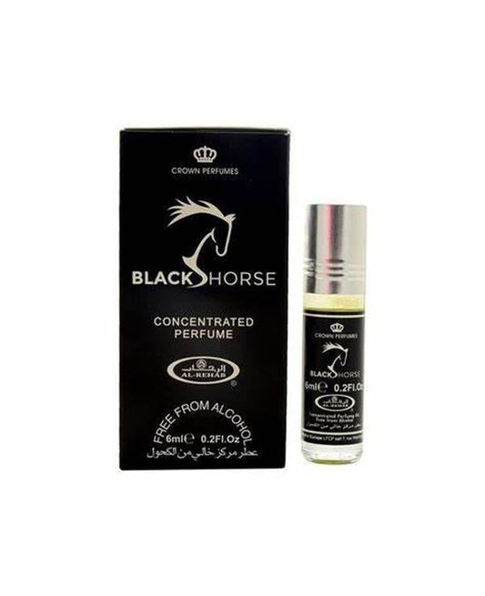 Al Rehab Black Horse Roll-On Perfume Oil for Men 6ml