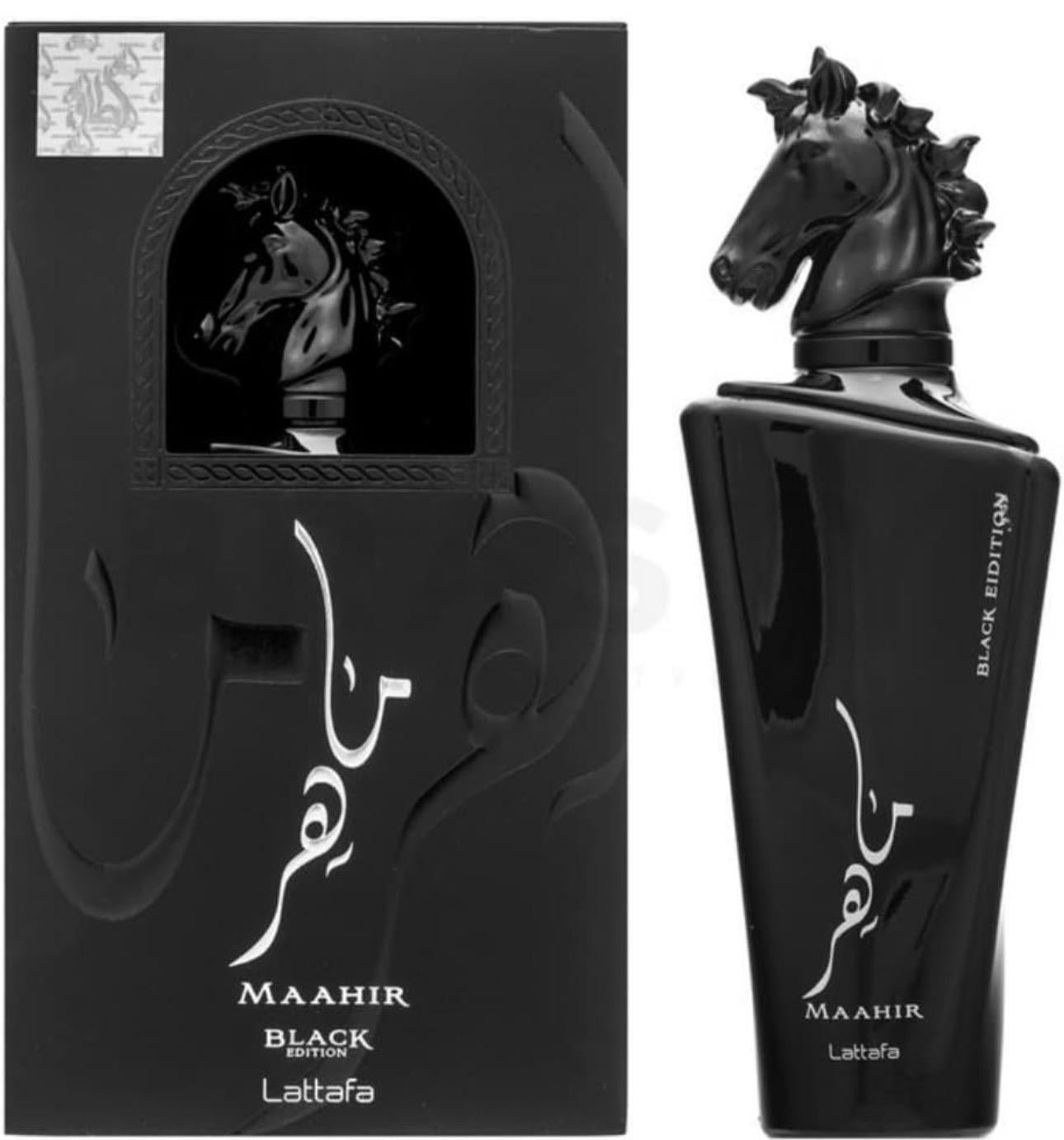 Lattafa Maahir Black Edition Eau De Parfum 3.4 oz