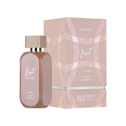 Lattafa Hayaati Florence For Women Eau De Parfum 3.4 oz