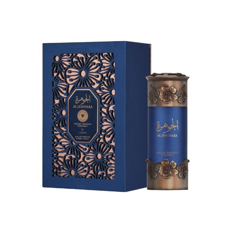 Lattafa Niche Emarati Al Jawhara Eau De Parfum for Men 3.4 oz