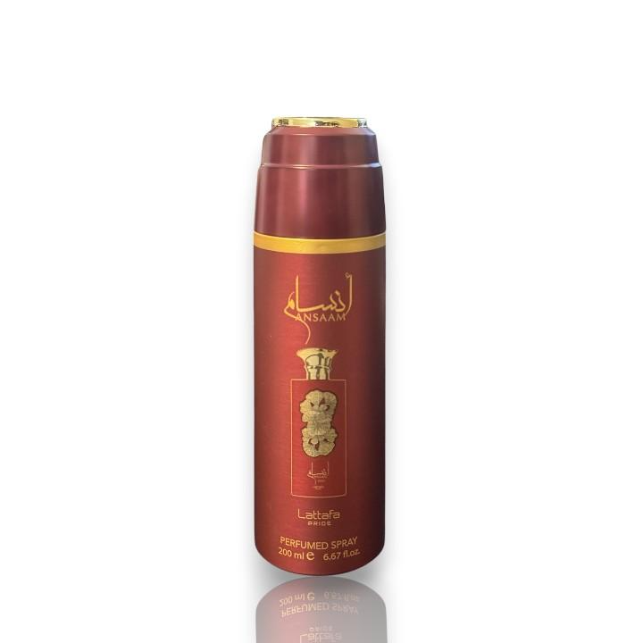 Lattafa Ansaam Red Perfumed Body Spray