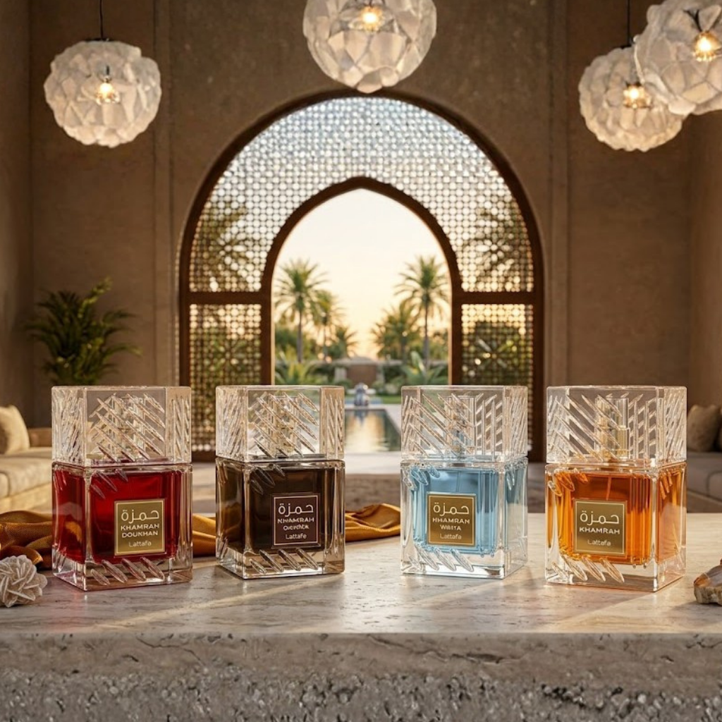 Lattafa Khamrah Collection | 4-Piece Fragrance Bundle Set (EDP)